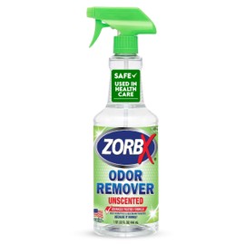 ZORBX Unscented Odor Remover Spray 32 oz - Perfect Solution for Strong Odor - Advanced Trusted Formula & Fast-Acting Odor Eliminator for Dog, Cat, Puppy