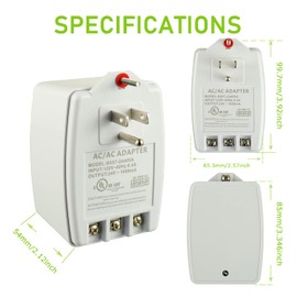 EPLZON - Termostato enchufable y transformador de timbre compatible con Nest, Ecobee, Sensi y Honeywell y todas las versiones de timbre Ring Doorbell