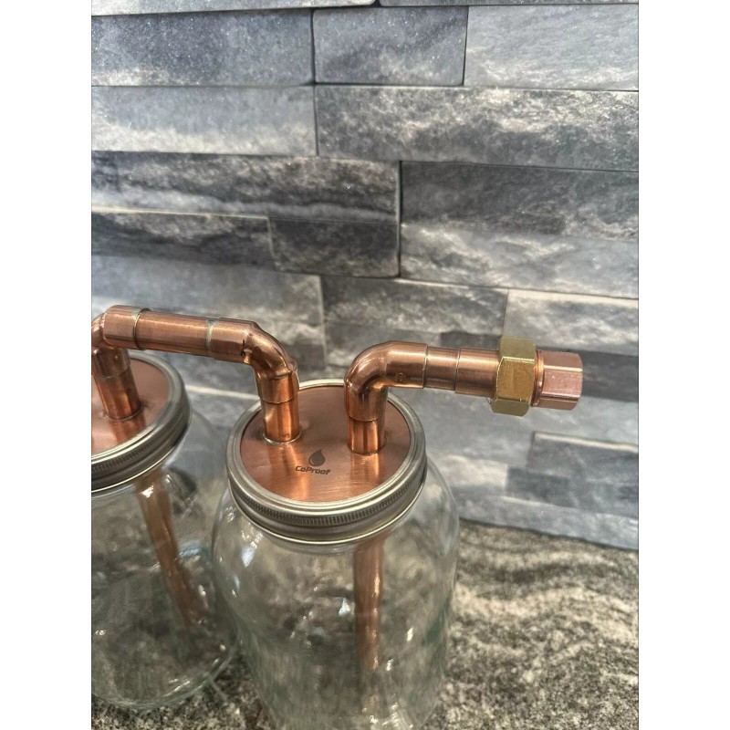 CoProof 1/2 Gallon Mason Jar Thumper Kit Double Distill W/Jars