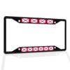 Fastasticdeals Metal Insert License Plate Frame Flag of Alabama Weatherproof