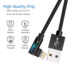 Hi-Mobiler Fast Charging Cable, 3ft Right Angle Cable,3 Pack Nylon