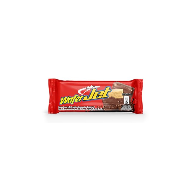 Jet Chocolate Covered Vanilla Wafer, 10 Units, 7.7 oz