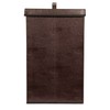 Internet's Best Faux Leather Laundry Hamper with Lid - Single