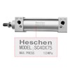 Heschen Pneumatic Standard Cylinder, SC 40-75, PT1/4'' Port, 40mm Bore,
