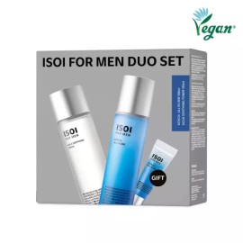 Isoi [개기름All케어] 아이소이 포맨 아크니 닥터 올인원 듀오(진정 올인원100ml+15ml+아쿠아수딩토너 150ml) [All Care for Oily Skin] ISOI For Men Acne Doctor All-in-One Duo (Soothing All-in-One 100ml + 15ml + Aqua Soothing Toner 150ml)