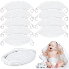 Giegxin 8 Pcs Baby Belly Band Newborn Belly Button Wrap Umbilical Cord Care Soft Infant Belly Button Band Comfort Navel Belt for Abdomen Belly Protection Babies 0 to 12 Months