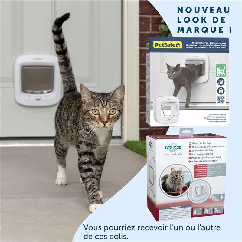 PetSafe Microchip Cat Door, Exterior or Interior Pet Door -