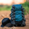Relaxdays Netzhängematte, leichte Outdoor Hängematte für 1 Person, für Camping