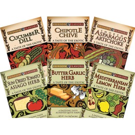 Fusion Flavors Dips and Seasonings Variety Packs - Best Sellers 6 pack