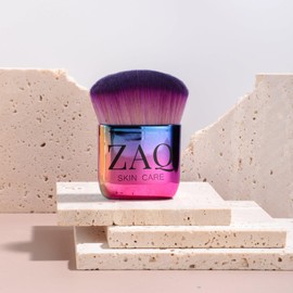 ZAQ UltraBlend Kabuki Brush: Seamless Liquid Foundation and Powder Blending