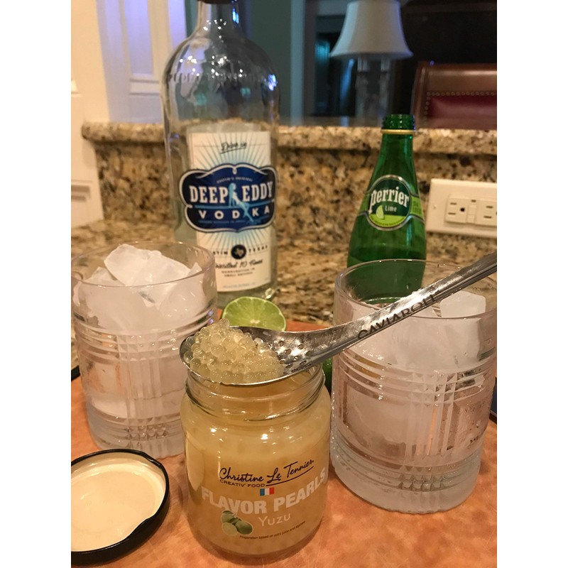 Christine Le Tennier Yuzu Flavor Pearls, 7oz Jar