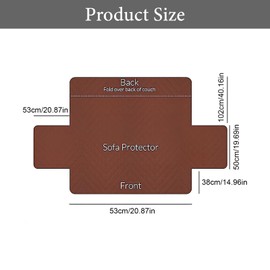 Armchair Protector Pets Sofa Armrest Covers, 1 Seater Chair Protector with Pockets, Non-Slip 1 Seater Protective Cover, Chair Cushion Relax, TV Chair Protective Cover for Home with Children Dogs Cats