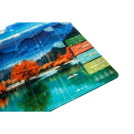 PLAYMATS P055 Earth Board Play Mat Lake 15cm x 15cm