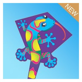 X Kites DLX Diamond Gecko Kite with FancyTails, 26 Inches
