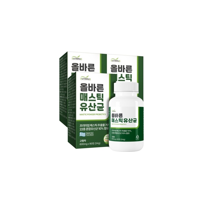 Nutrinus Proper Mastic Lactic Acid Bacteria 600mg 90 tablets /