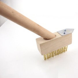 tooloflife (Brush Heads x 2 Pieces) Replacement Heads for Angled Paving and Wire Brooms, Replacement Heads for Weed Brushes, for Patios, Paving Stones and Driveways, Moss Removal, Grout Brushes