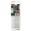 Bosch 2609256C57 Set of 2 Blades for Jigsaw T102H
