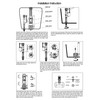 RDEXP Toilet Cistern Dual Flush Push Button Valve Replacement for