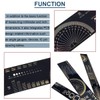 DAOKAI 3PCS PCB Ruler 3Sizes 15/20/25cm 5.9/7.8/9.8in Multifunctional Engineering Ruler