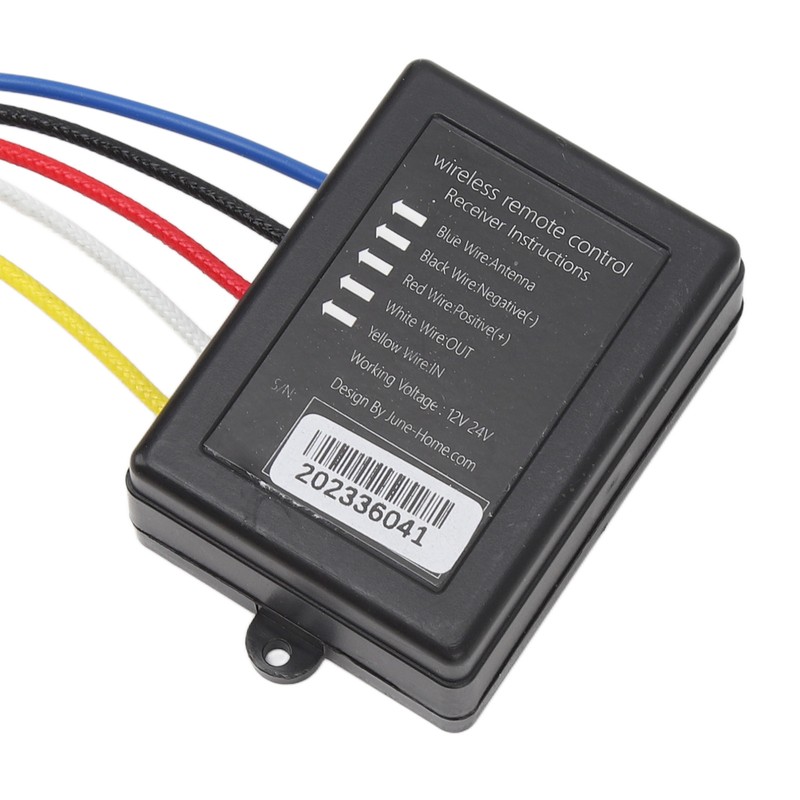Wireless Winch Remote Control Kit 434MHz DC12V 24V 50ft Range