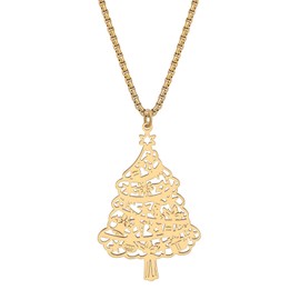 DOWAY - Collar con colgante de aleación esmaltada, diseño de muñeco de nieve, para mujeres y niñas, Esmalte, Arenisca