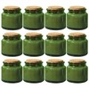 12-Pack Citronella Candles in Reusable Tins for Outdoor Ambiance