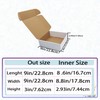 9x9x3 Inches White Shipping Boxes Set of 25，Cardboard Boxes Recyclable
