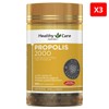 Healthy Care Propolis 2,000mg 200 Capsules x 3 / 헬씨케어 프로폴리스 2,000mg 200캡슐 X3개