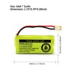 VANBOW BT183342/BT283342 2.4V 800mAh Ni-MH Battery Pack, Compatible with AT&T