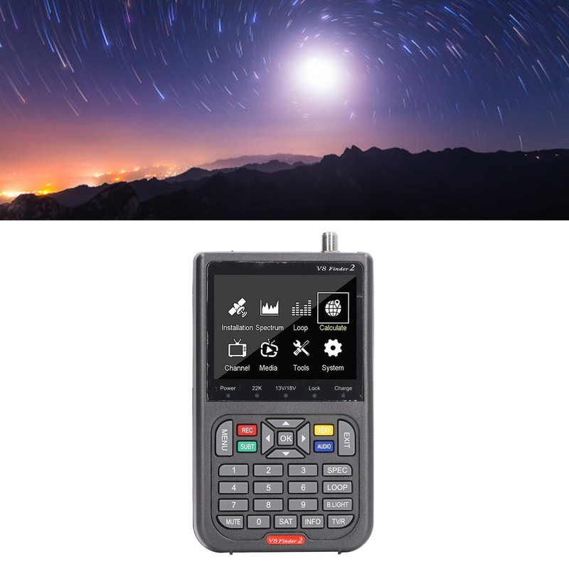 Digital Satellite Finder LCD Screen Handheld Satellite Signal Meter Detection