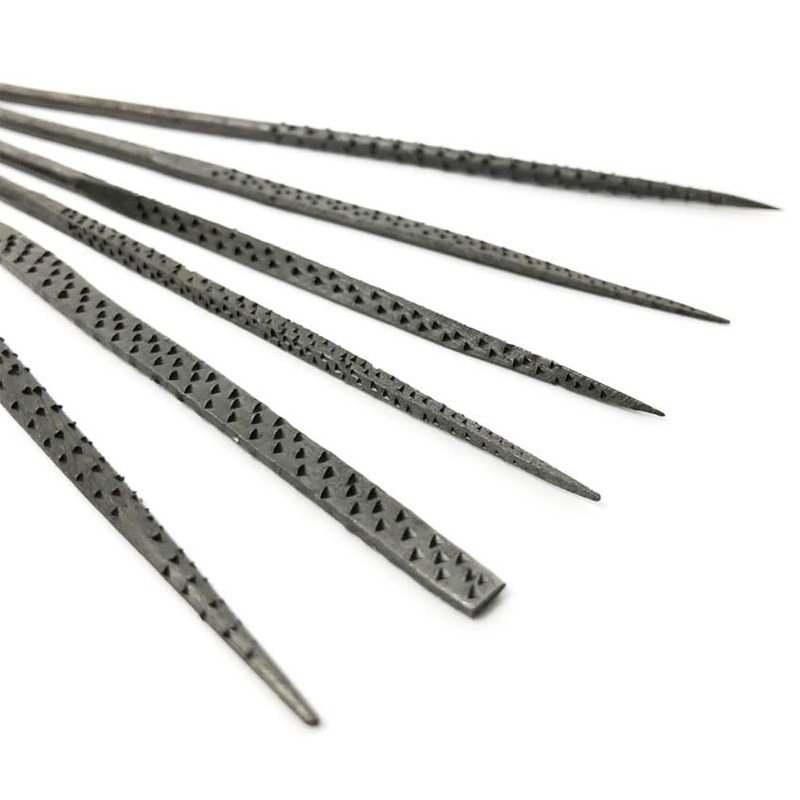 Wax File Set – 6-Piece Wide Tooth Assortment for Wax,