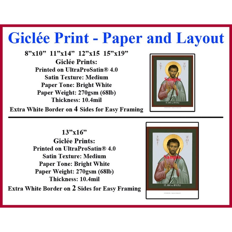 Trinity Stores Religious Art Giclee Print - 8x10 Jesus Christ: