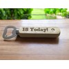 Ashton and Finch 18th Birthday Wooden Bottle Opener – Engraved