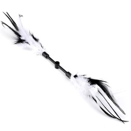 AIPERRO 3-in-1 Cat Toy Replaceable Feathers for Rotating Feather Wand Mode, 3 Pcs Rotating Feather Wand Replacement (Bottom)