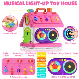 Hurdaos Montessori Toys for 1 Year Old Girls, 1st First Birthday Gifts for One Year Old Girl Boys Baby Girl Boy Toy 12-18 Months, Educational Learning Toddler Montessori Toys 1-2