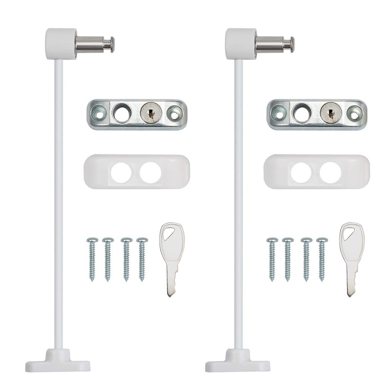 Neoteck Window Restrictor Locks 2PCS Window Door Cable Restrictor Lock