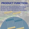 Innfeeltech 1/4 W 1% Tolerance 220 Ohm Metal Film Resistor