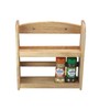 APOLLO 6328 2-Tier Spice Rack, Wood, Natural, 24.5x27x7