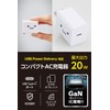 Elecom EC-AC6820WF Type-C USB-C 20W USB PD Compatible, 1 Port,