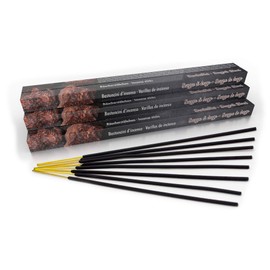 Premium Incense Sticks Dragon Blood: Naturally Traditional from India in Fair Production Bulk Pack of 10 Boxes = 80 Pieces Each 45 Minutes Dragon Blood Incense