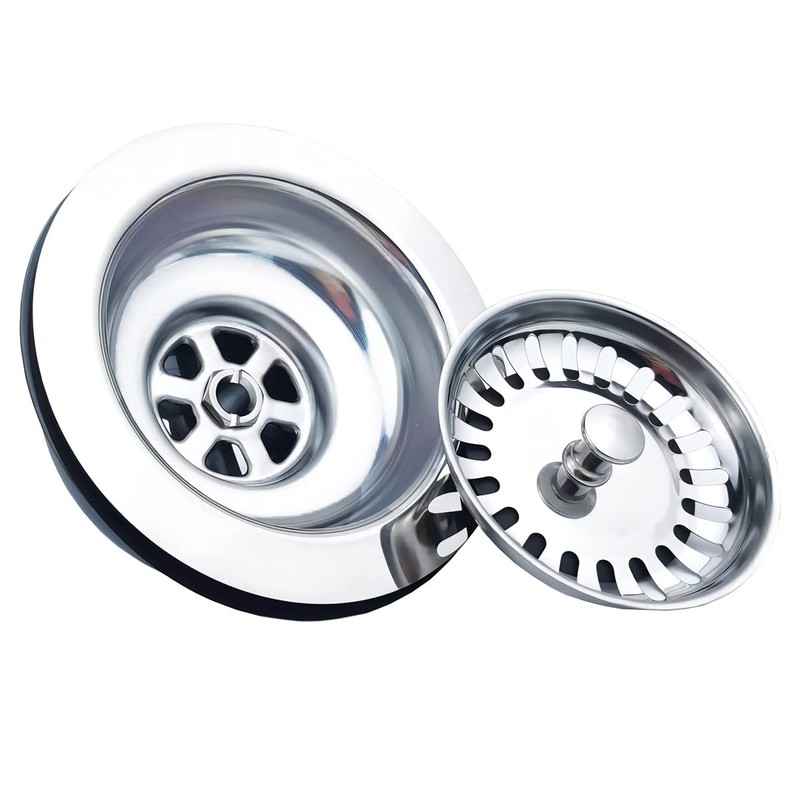 Qrity Sink Collection, 114mm Stainless Steel and PVC Kitchen Sink