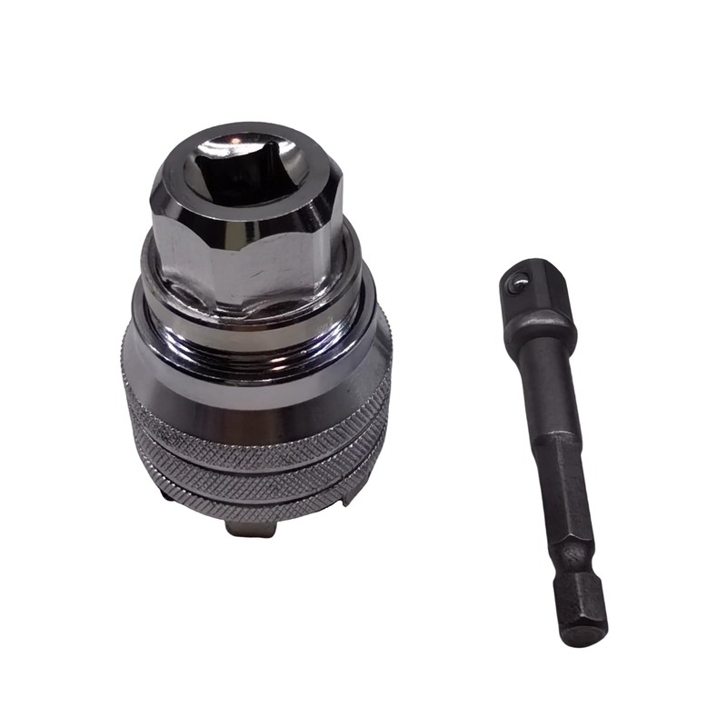 XIYHONG Adjustable Winch Adapter for Cordless Drill，Fits Flattened Rod Drive