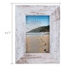 Dicksons Footprints Distressed White 9 x 7 Inch Wood Wall