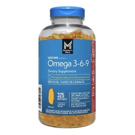 Omega 3-6-9 Salud Cardiovascular (325) Cápsulas Americano Sabor Sin sabor