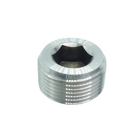 CDQBWKJGFJ 2 Pcs 1" NPT Countersunk Internal Hex Head Socket Pipe Plug Male Thread Stainless Steel Fitting