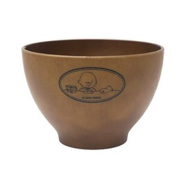 Mario Crafts Snoopy & Charlie Brown Soup Bowl (rice bowl/dinnerware) Study Series Vintage (ORSN) Kitchen Utensils, φ110x75mm