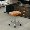 FIRAVOE Office Stool with Wheels (300lbs Capacity) (Adjustable Height 17"-21")