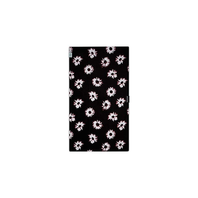 Mystic Quickdry Beach Towel/Beach Towel Black/White