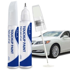 White Pearl(08703-NH788PAA-2P) Touch Up Paint for Acura-Exact Match–Chips and Nicks Car Paint Scratch Repair Kit Automotive Paint Pen for ILX/MDX/RDX/TLX/ZDX/Integra