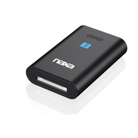NAXA Electronics NAB Bluetooth Wireless Receiver and Adapter for Music System and Docking System with 30-Pin Connector (Black)